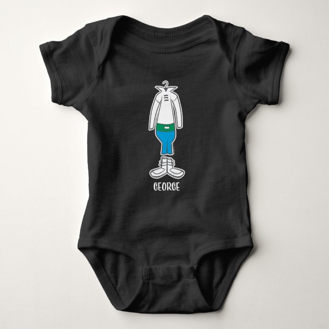 Body Para Bebê Os Jetsons | Suit de George (Frente)
