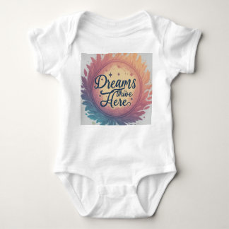 Body Para Bebê Os sonhos prosperam aqui