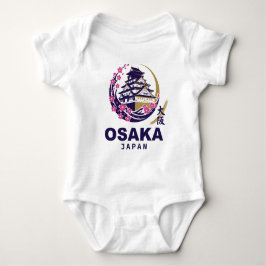 Body Para Bebê Osaka Japão Flores de Cerejeira