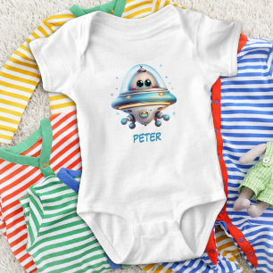 Body Para Bebê Ótimo Ufo Personalizado