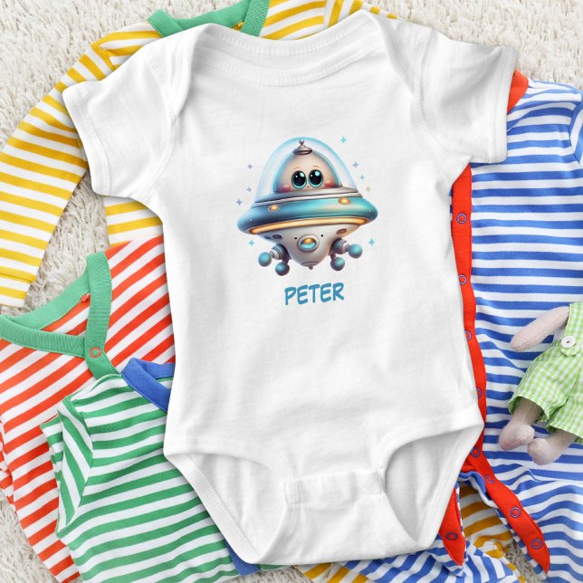 Body Para Bebê Ótimo Ufo Personalizado (Criador carregado)