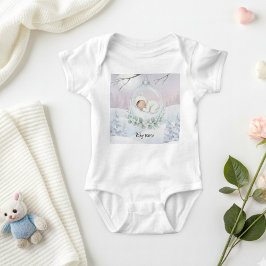Body Para Bebê Our Little Snowbaby is on the way New Baby Outfit
