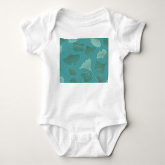 Body Para Bebê Ouro luxuoso Ginkgo, papel de parede.