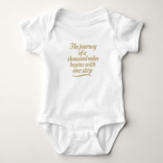 Body Para Bebê Ouro para frente