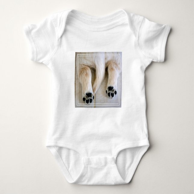 Body Para Bebê Ouro Retriever Puppy Toes (Frente)