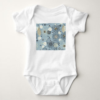 Body Para Bebê outono Floral: Design de sazonal Elegante