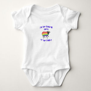 Body Para Bebê Ovelha da Família