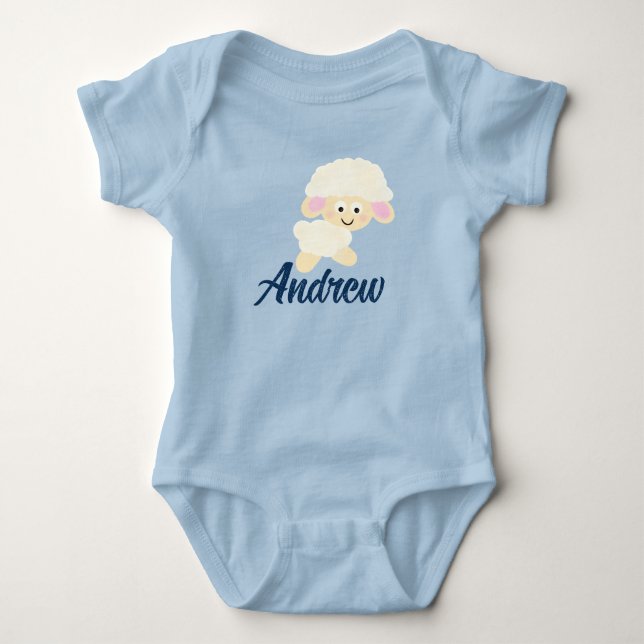 Body Para Bebê ovelhas fofas (Frente)