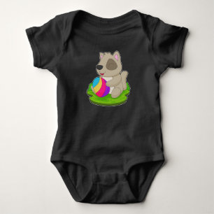 Body Para Bebê Ovo de Páscoa de cachorro