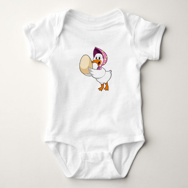 Body Para Bebê Ovo de Pato (Frente)