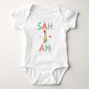 Body Para Bebê Ovos Verdes e Presunto Sam-I-Am