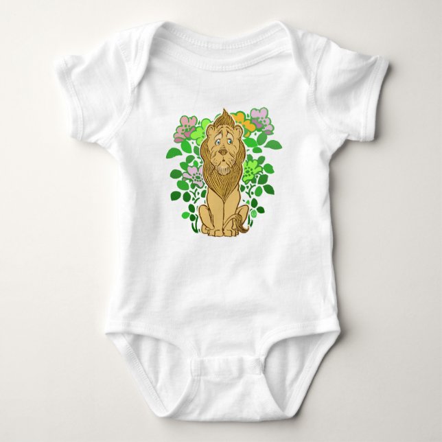 Body Para Bebê Oz - Lion Tee Cowardly (Frente)
