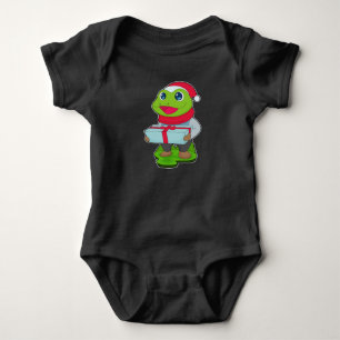 Body Para Bebê Pacote de Natal do sapo
