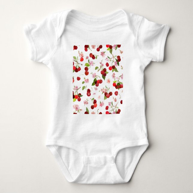 Body Para Bebê Padrão Cherry 1 (Frente)