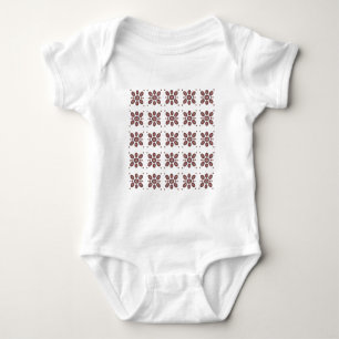 Body Para Bebê Padrão de Flor Mandala