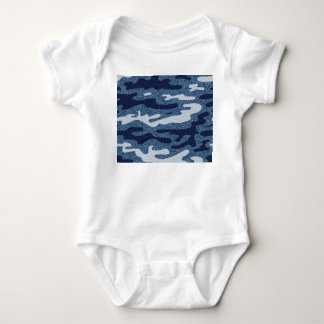 Body Para Bebê Padrão de Jeans Denim Detectados por Camuflagem
