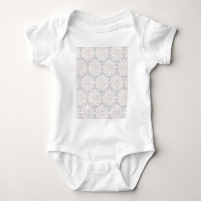 Body Para Bebê Padrão Geométrico Islâmico (Frente)