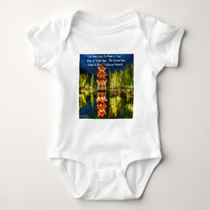 Body Para Bebê Pagode Chinesa E Provérbio Da Natureza