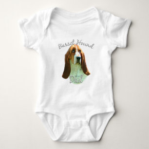 Body Para Bebê Pai 2 do Hound Basset