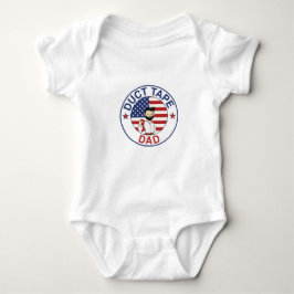 Body Para Bebê Pai da Fita Adesiva - Bodysuit de Bebê