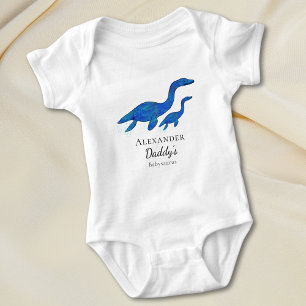 Body Para Bebê Pai Dinossauro e Bebê Personalizado