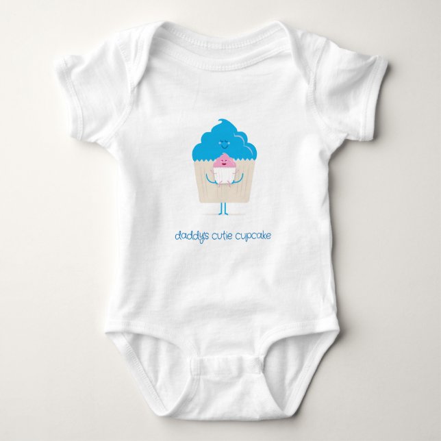 Body Para Bebê Pai e Bolo de Bebê (Frente)
