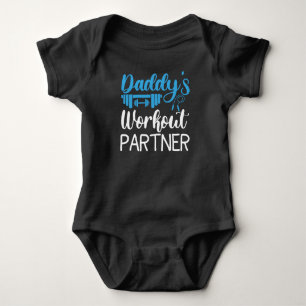 Body Para Bebê Pai Gym Bebê Cresce Presentes Engraçados