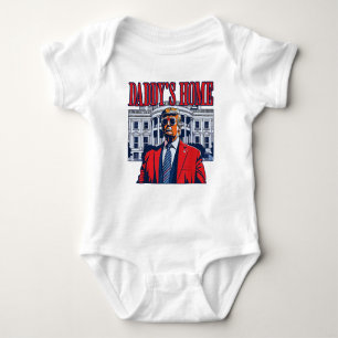 Body Para Bebê Pai Home Trump   Presente de Trump na Casa Branca