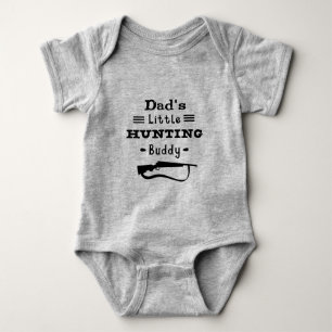 Body Para Bebê Pai Little Hunting Buddy