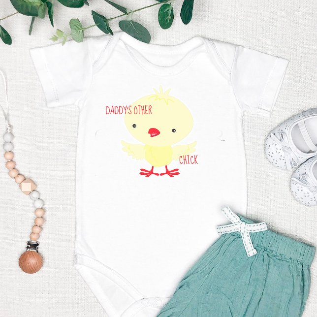 Body Para Bebê Pai outro Pintinho - Cute (Criador carregado)