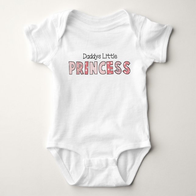 Body Para Bebê Pai Princesa Menina (Frente)