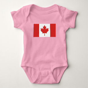 Body Para Bebê País do Canadá - Sinalizador 00000
