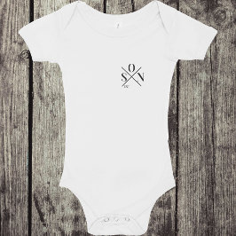 Body Para Bebê Pais do Est Personalizados de Trendência