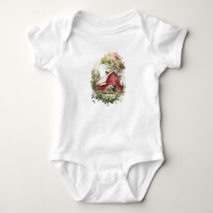 Body Para Bebê Paisagem de Barão Velho e Doce