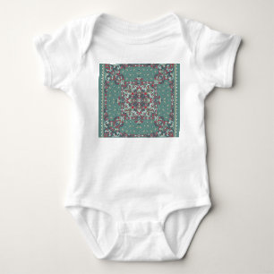 Body Para Bebê Paisley Bandana Impressão: Escarpa Do Pescoço Da S