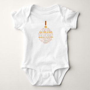 Body Para Bebê Palavras de sabedoria