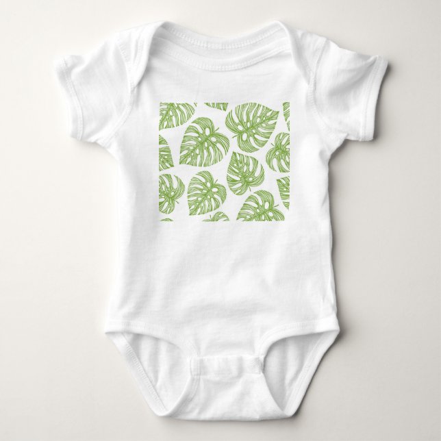Body Para Bebê Palm Exótico Deixa Vintage (Frente)