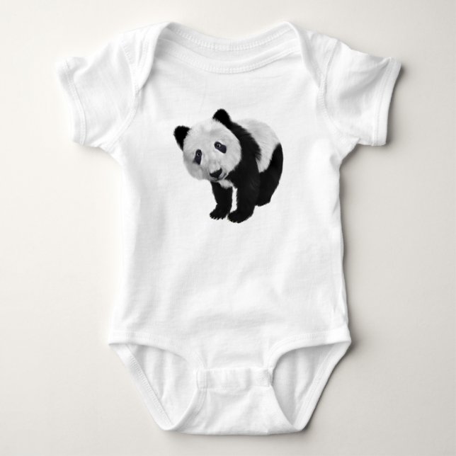 BODY PARA BEBÊ PANDA BEAR TODDLER T SHIRT (Frente)