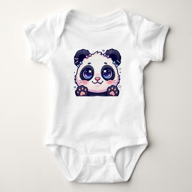 Body Para Bebê Panda Bebê (Frente)