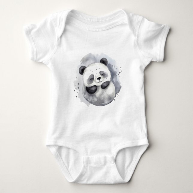 Body Para Bebê Panda Confortável (Frente)