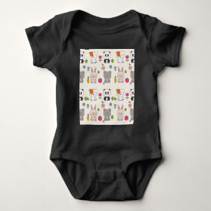 Body Para Bebê Panda Cute Design Baby Jersey