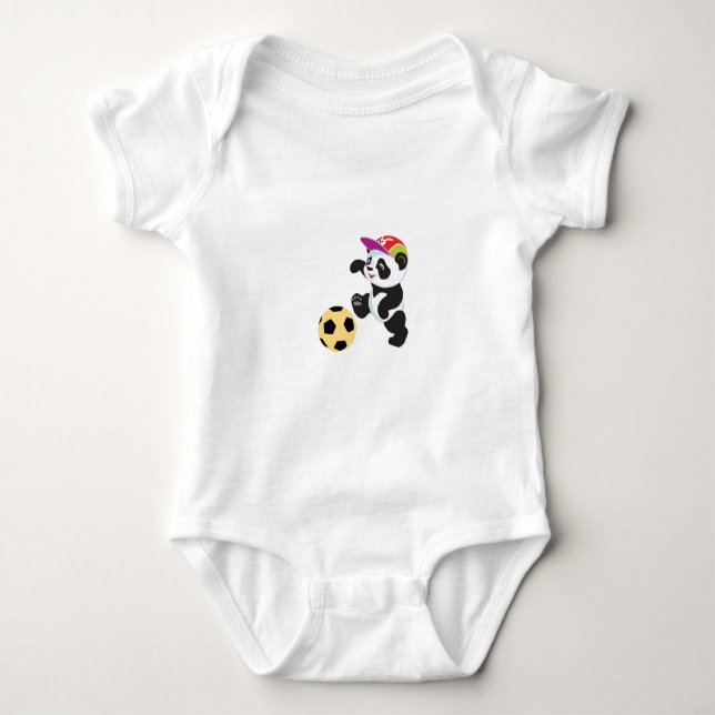 Body Para Bebê Panda Cute Design Baby Jersey (Frente)