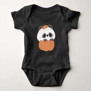 Body Para Bebê Panda Halloween