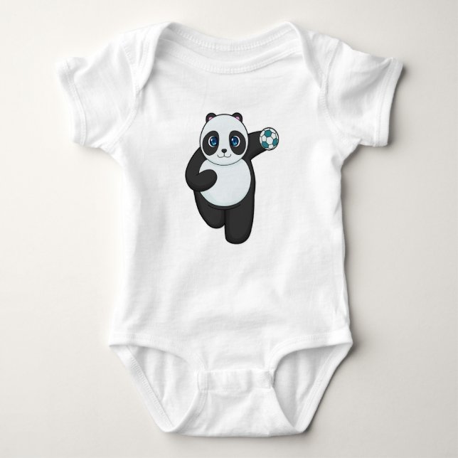 Body Para Bebê Panda Handball Handball (Frente)