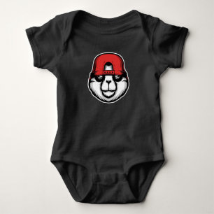 Body Para Bebê Panda Legal