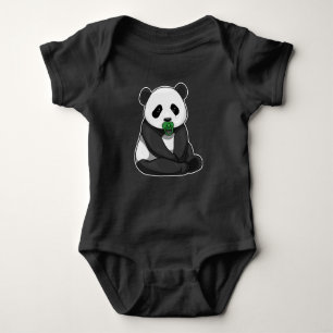 Body Para Bebê Panda Pacifier