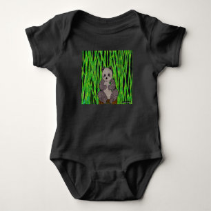 Body Para Bebê Panda (vívido) - Bodysuit de Bebê