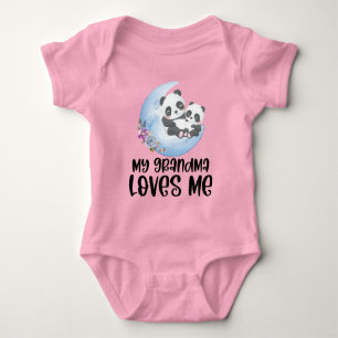 Body Para Bebê Pandas Caprichosos 🐼 Presente para Neto