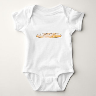 Body Para Bebê Pão de baguete francês