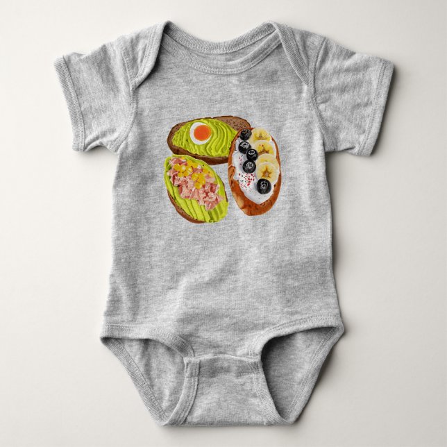 Body Para Bebê Pão meu menino (Frente)